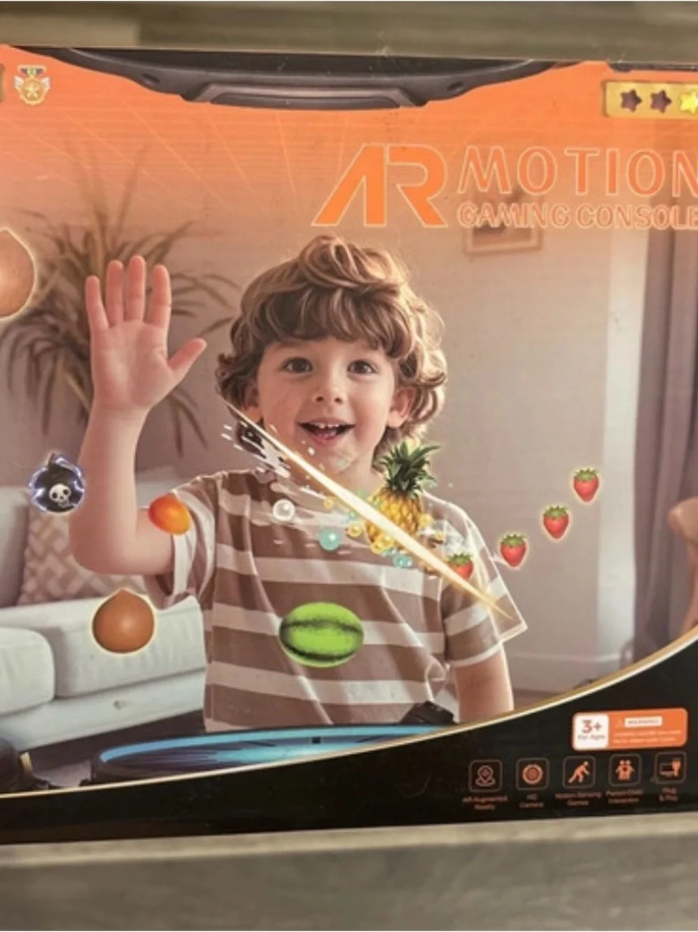 Gaming Console - Brown & White Interactive Set